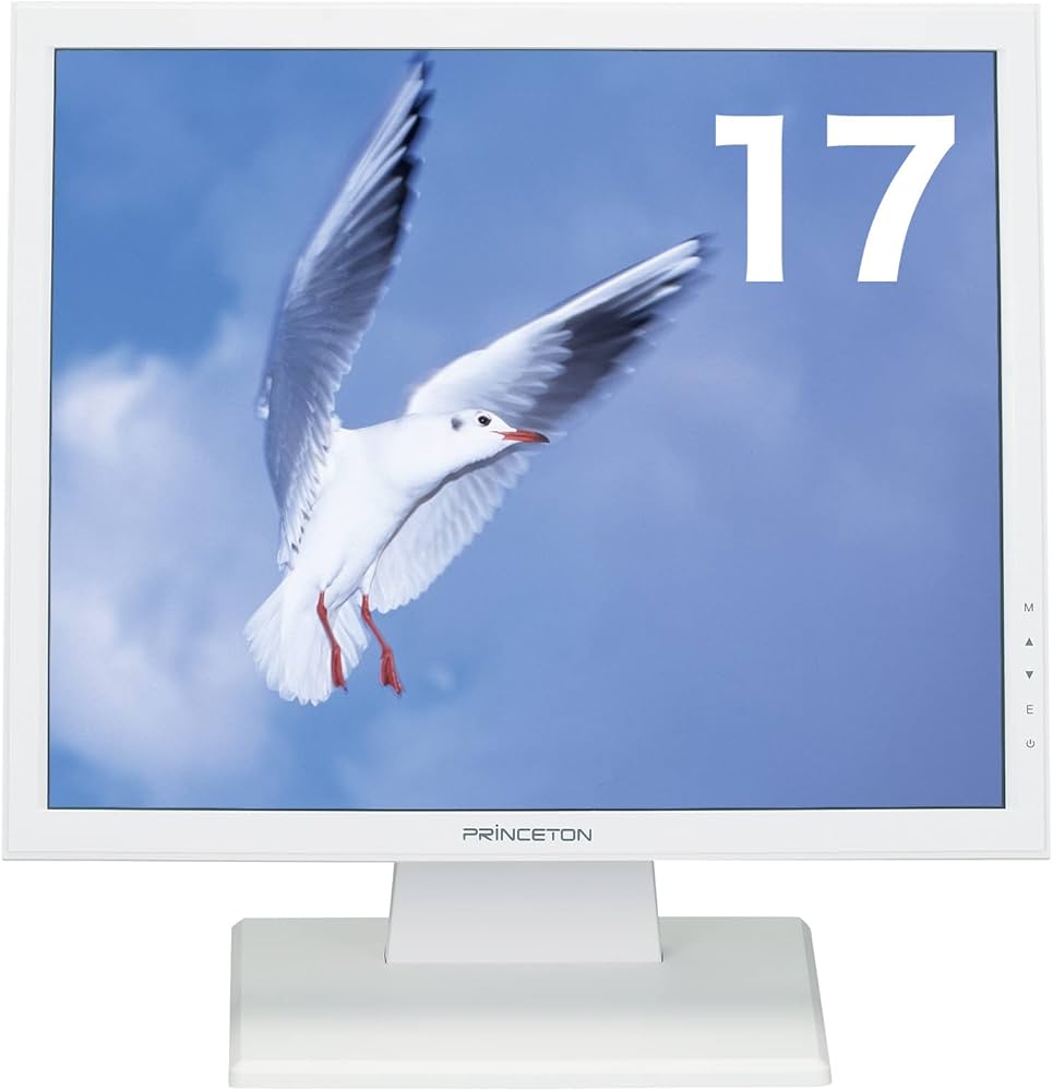 Amazon.co.jp: プリンストン 17インチカラー液晶ディスプレイ(ホワイト