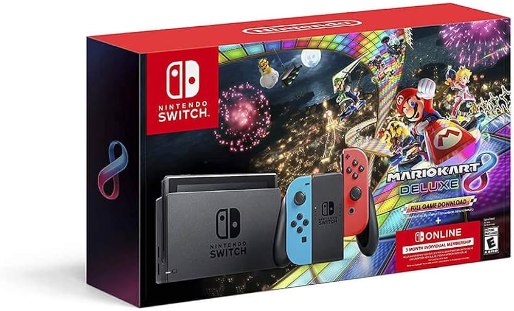 Amazon.co.jp: Nintendo Switch with Neon Blue & Neon Red Joy-Con +