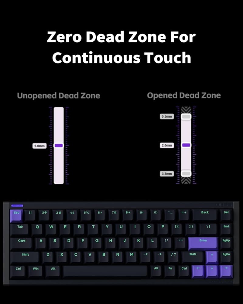 Amazon.co.jp: NuPhyX BH65 ゲーミングキーボード 65% 配列 68キー