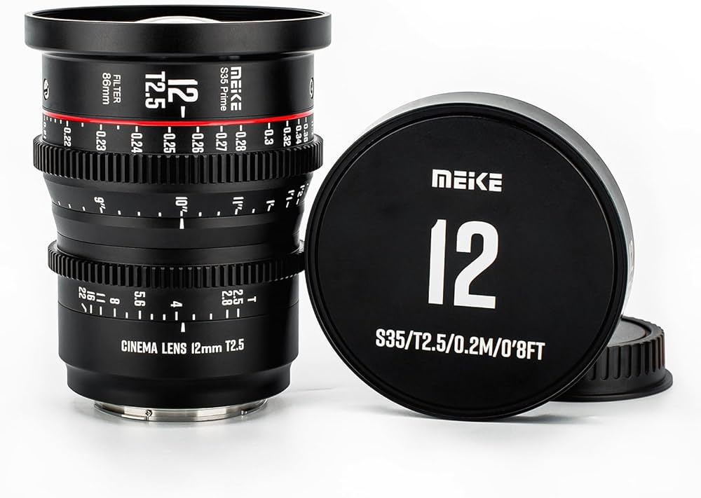 Amazon.co.jp: MEKE 12mm T2.5 Super 35 Prime マニュアルフォーカス