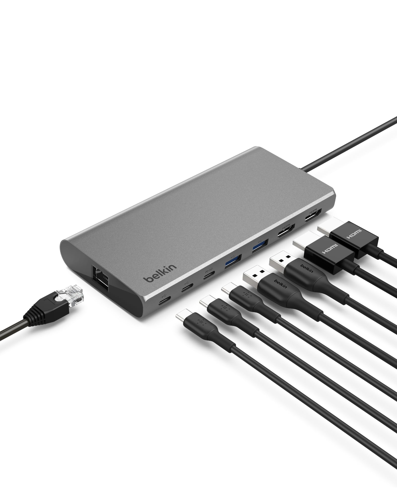 Amazon.com: Belkin Connect Universal USB-C 8-in-1 Dual Display
