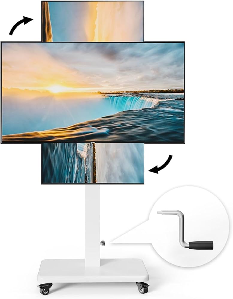 Amazon.co.jp: BESSTER テレビスタンドキャスター付き 壁寄せ ハイ