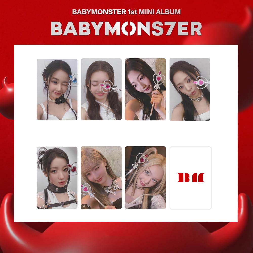 Amazon | KPOP BABYMONSTER BABYMONS7ER フォトカード ポストカード +