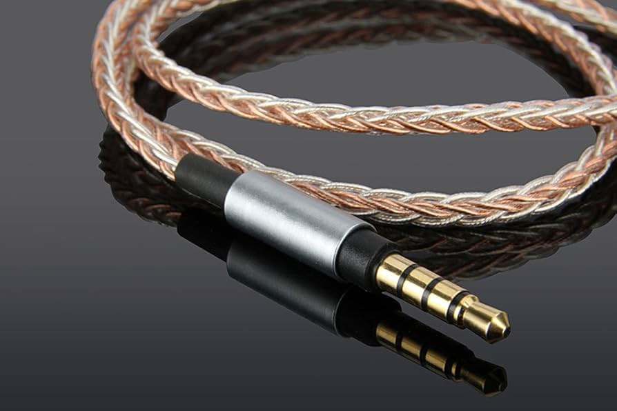 Amazon | 7N単結晶銅 4.4mm 5極 バランス リケーブル 3.5mmオス-4.4mm