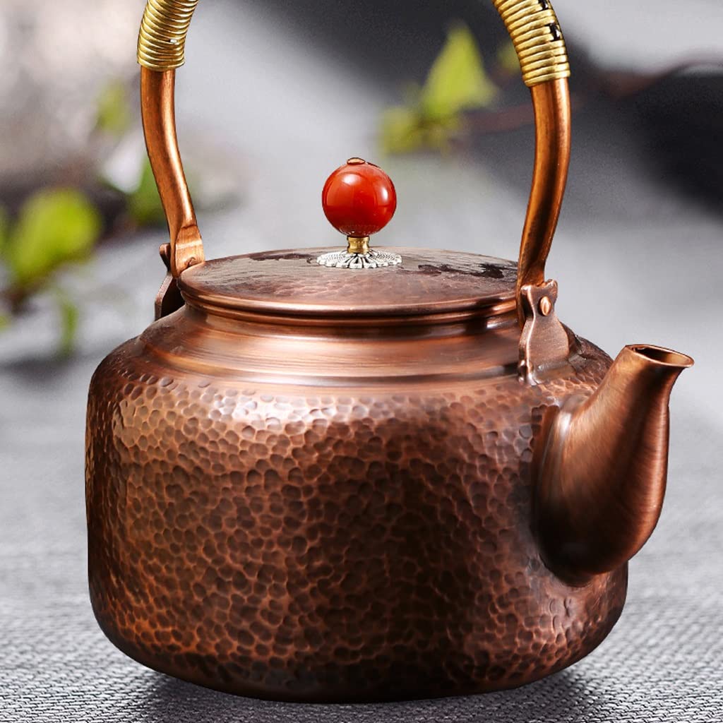 Amazon | やかん 手打ち 家庭用 中華風 やかん ハンマー柄 銅鍋 ティー