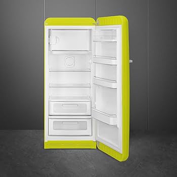 Amazon | 【日本正規品】SMEG スメッグ 冷蔵庫 (ライムイエロー