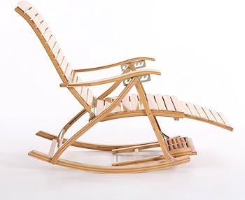 Amazon.co.jp: 竹製ロッキングチェア 大人用昼寝用チェア