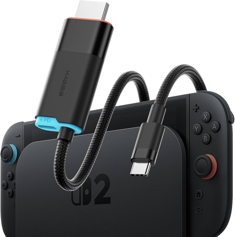 Hagibis Switch2 Dock for Nintendo Switch1/2 & Switch OLED, USB C