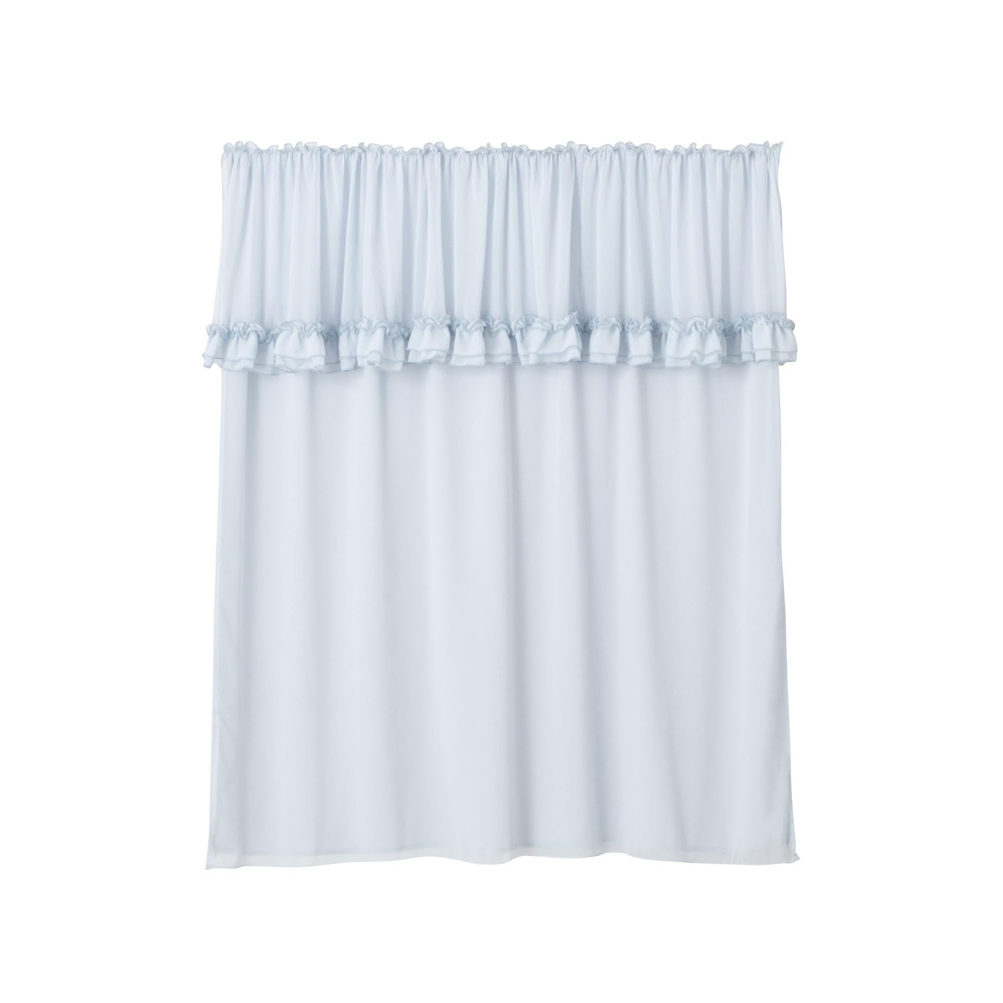 Amazon｜Francfranc フランフラン フリルバランス ダブルカーテン H135