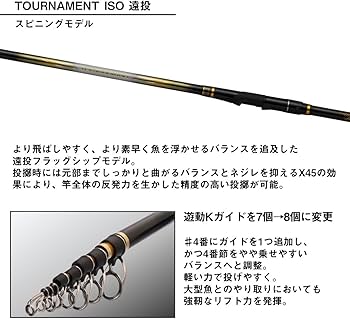 Amazon | ダイワ(DAIWA) 磯竿 トーナメント磯 3-53遠投・K | ダイワ