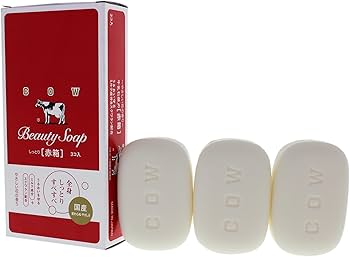 Amazon | 牛乳 赤箱 3コ入 | カウブランド 無添加 | 固形せっけん 通販