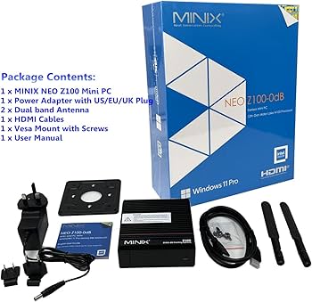 Amazon.co.jp: MINIX NEO Z100-0dB ファンレス Mini PC、Intel 12th
