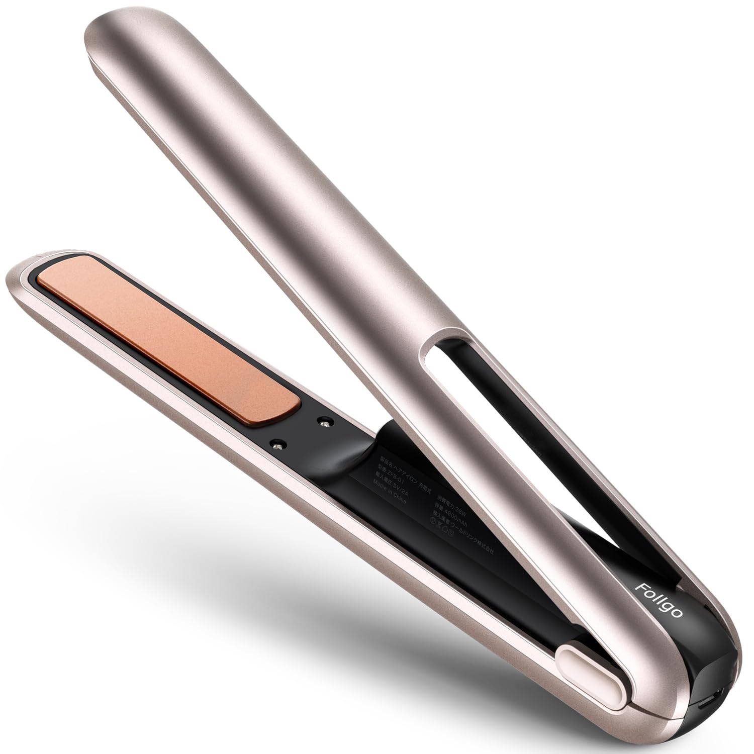 Amazon | 【新発想・ コードレス 】 ヘアアイロン ストレート 2way