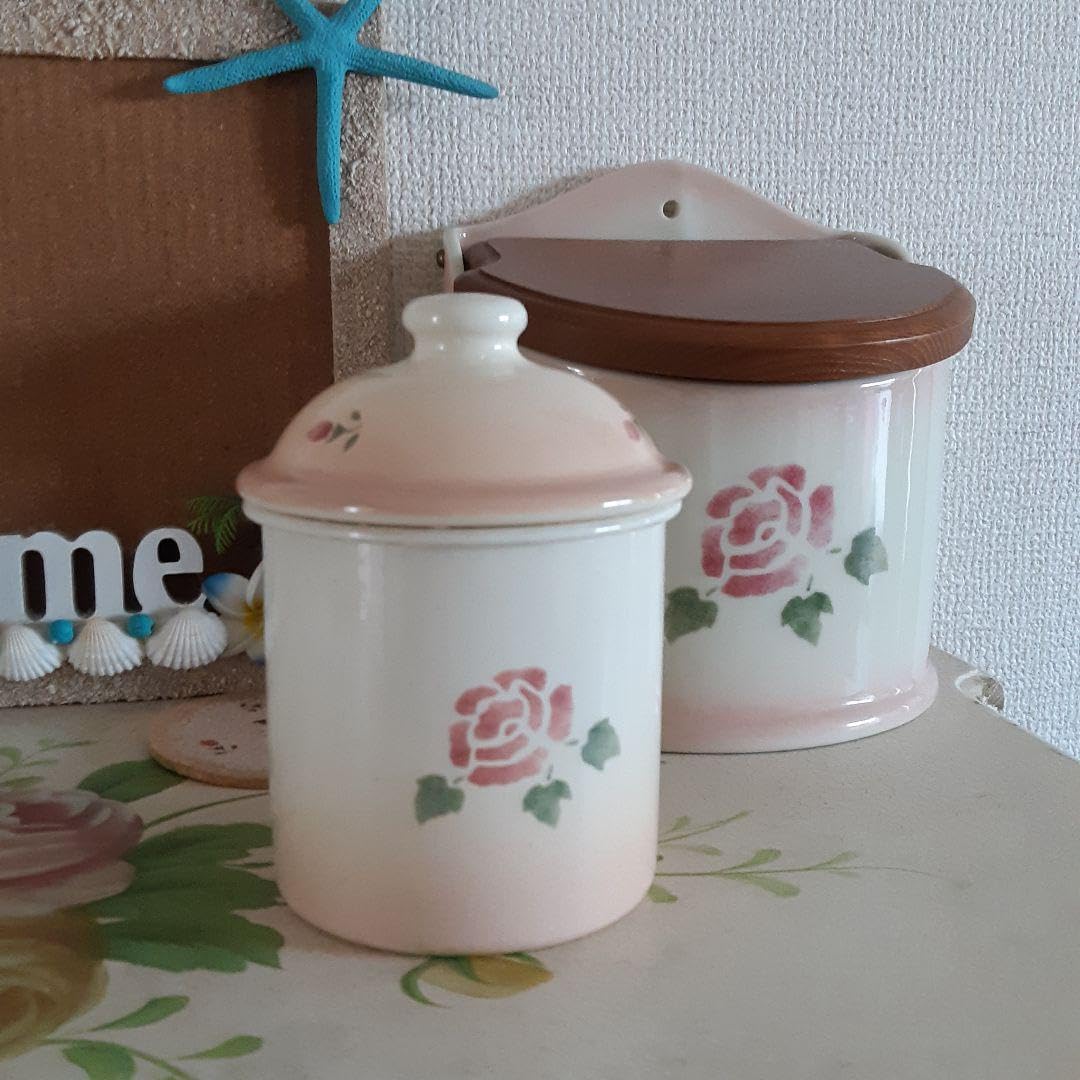 Amazon.co.jp: マニーローズキャニスター ホーロー ホビー グッズ