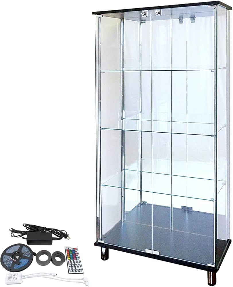 Amazon.co.jp: ガラスコレクションケース JONY ジョニー 背面ミラー