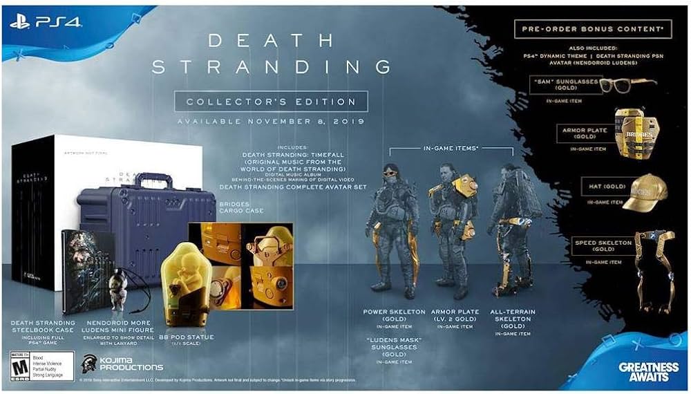 Amazon.com: Death Stranding - PlayStation 4 Collector's Edition