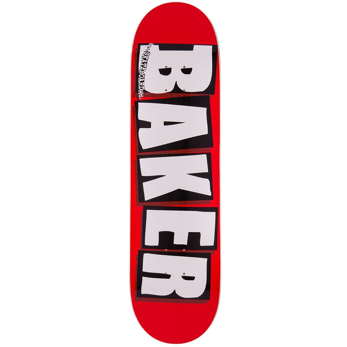 Amazon.com: Baker Brand Logo Skateboard Deck - White - 7.5