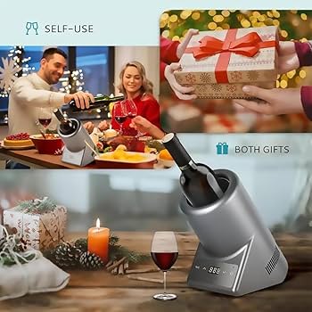 Amazon｜ポータブルシングルボトルワインクーラー、電動ワインチラー