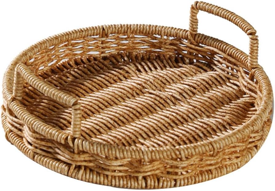 Amazon.co.jp: NJNEW 北欧の小物入れ バスケット トレイ 取っ手付き