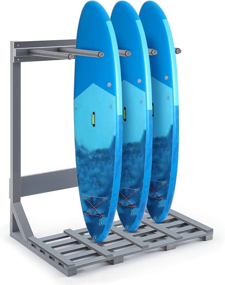 Amazon | Menkxi 45インチ ヴィンテージ 自立型縦型サーフボードラック