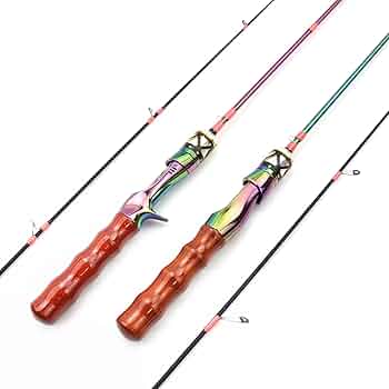 Amazon | 1.68Mルアー釣り竿 カラフルなカーボンUL回転ロッド 超軽量