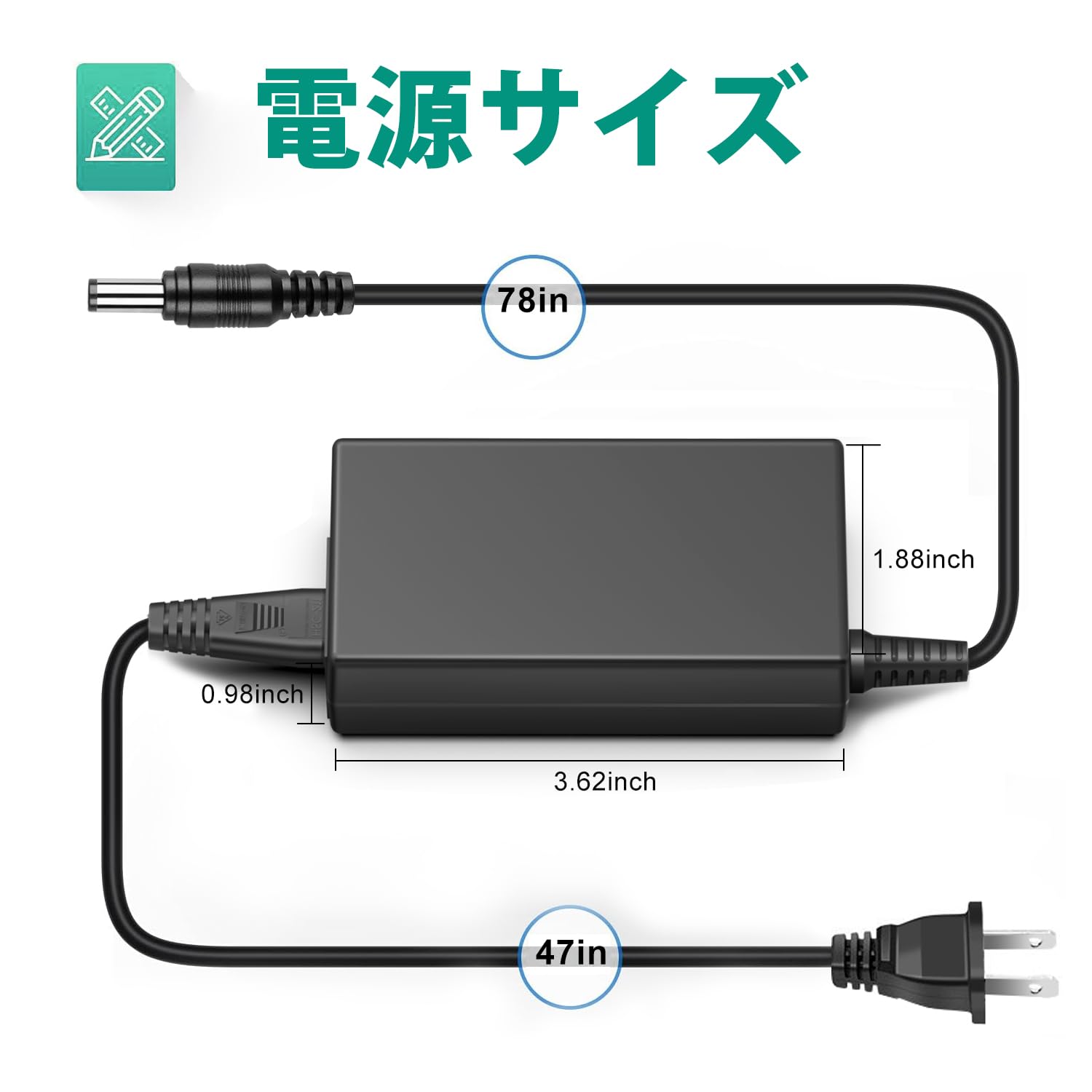 Amazon.co.jp: HKY 富士通 ノートパソコン 電源アダプター 19V 3.42A