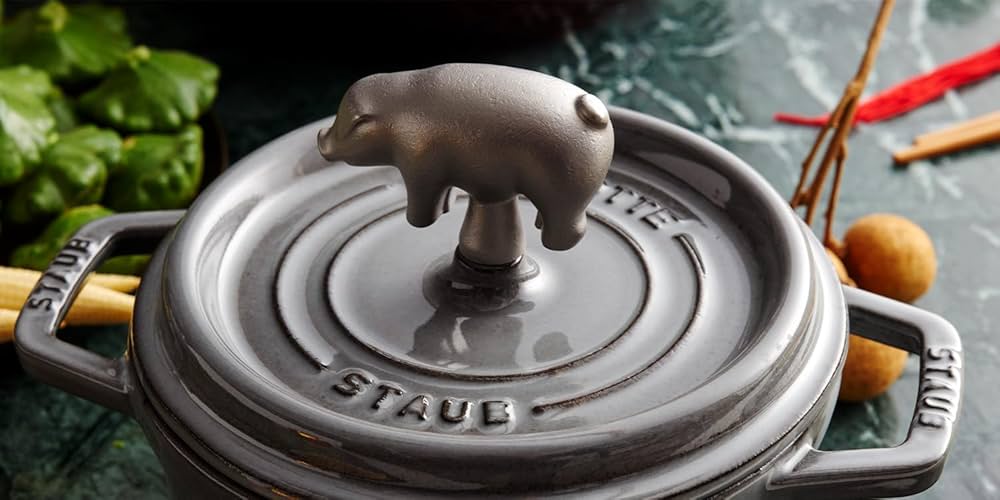 Amazon.co.jp: staub ストウブ 「 アニマルノブ ピッグ 」 取っ手