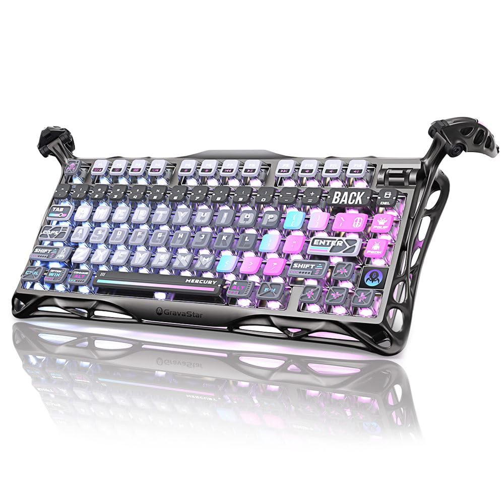 Amazon | GravaStar Mercury K1 Pro ゲーミングキーボード 無線