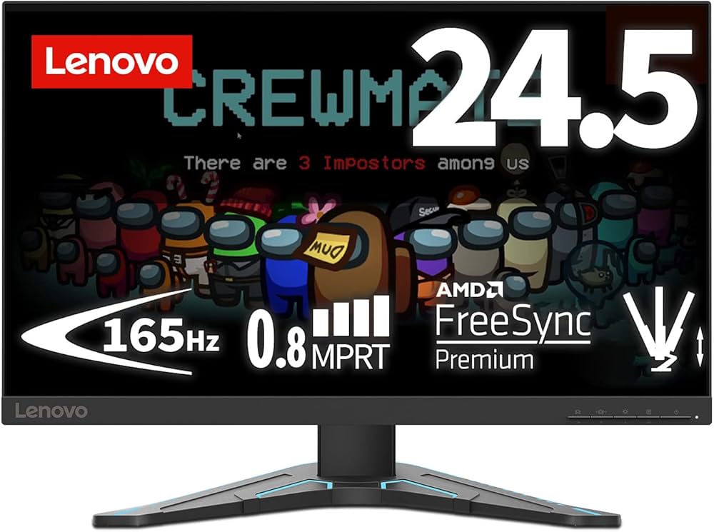 Amazon.co.jp: Lenovo G25-20 ゲーミング モニター (24.5インチ 165Hz