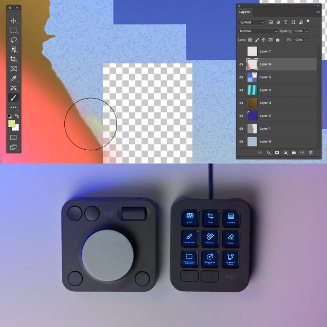 Amazon.co.jp: ロジクール MX クリエイティブ コンソール KXCCGR 左手