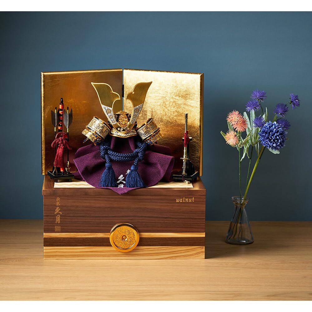 Amazon | 久月official 五月人形 兜収納飾り 銘木シリーズ