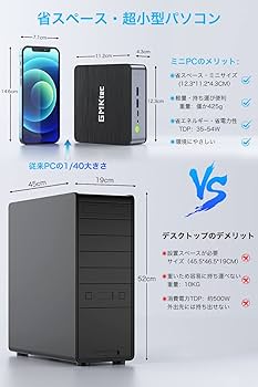 Amazon.co.jp: GMKtec ミニpc AMD Ryzen 7 7735HS Windows 11 Pro mini