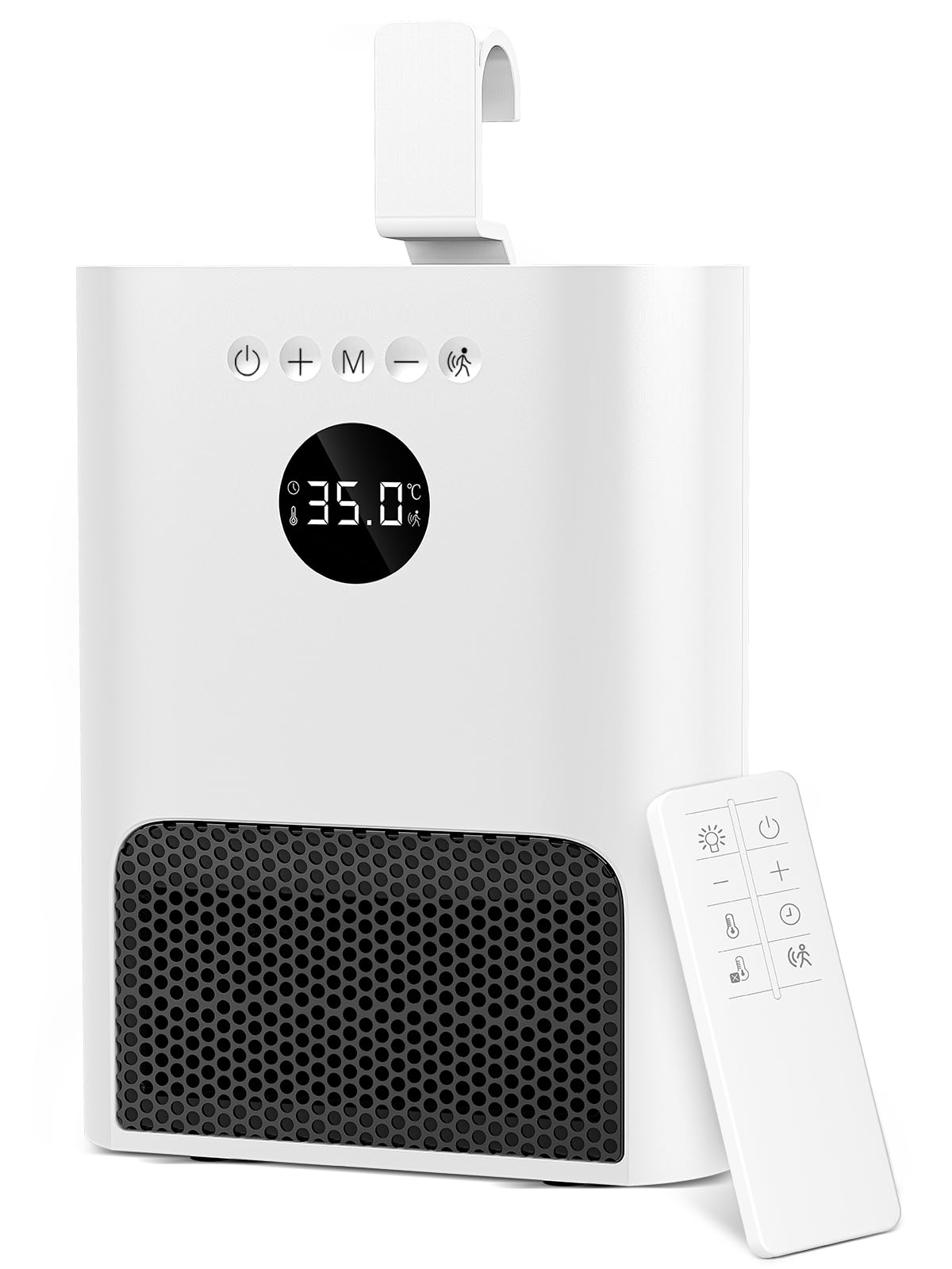 Amazon | ヒーター 壁掛け 【人感センサー付き・ECOモード・2秒速暖