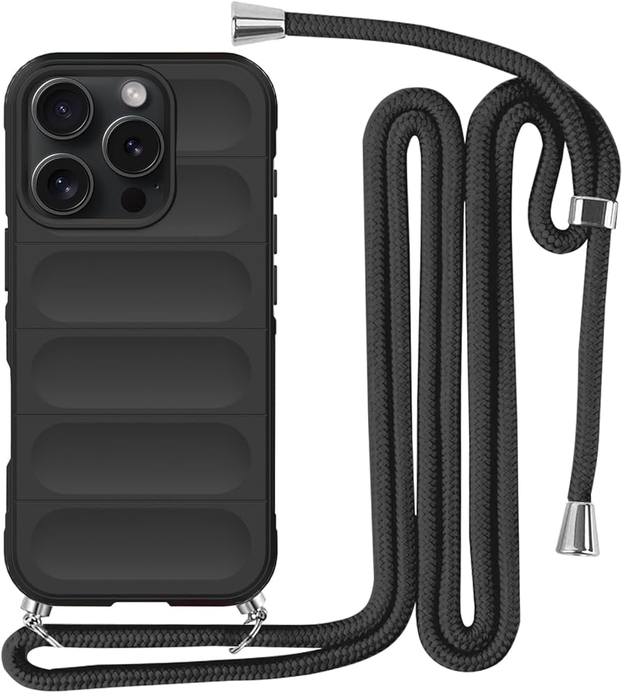 Amazon.co.jp: iPhone 16 Pro 用 ケース ネックストラップ 耐衝撃