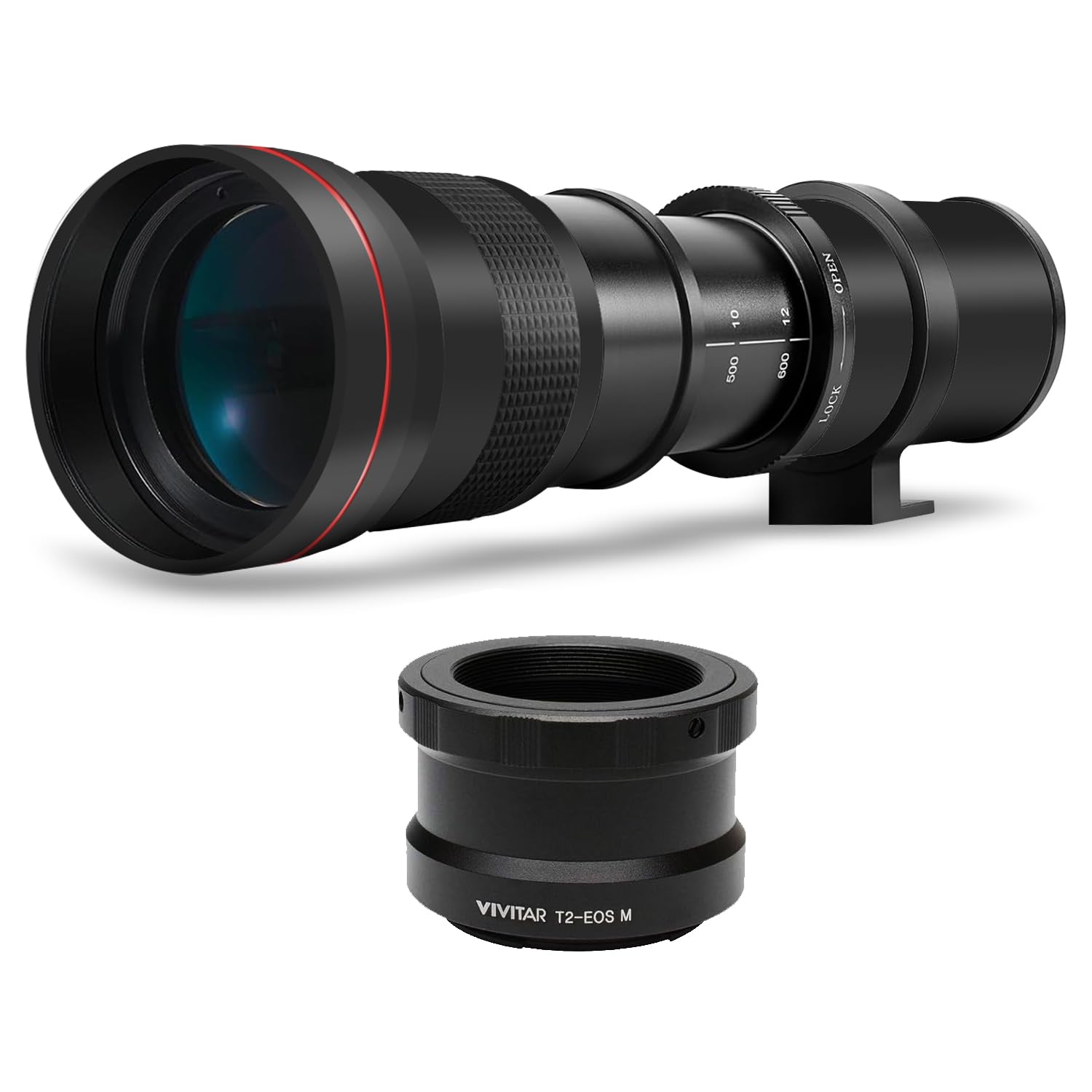 Amazon.com : High-Power 420-800mm f/8.3 Manual Telephoto Zoom Lens