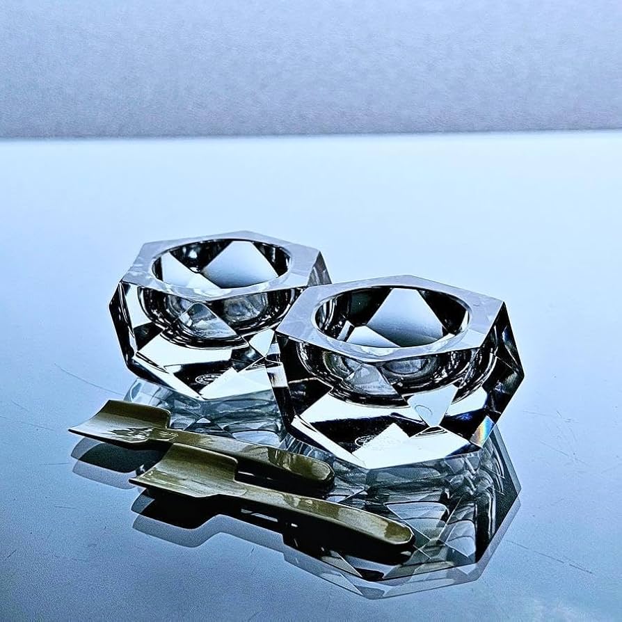 オールド・バカラ未使用 デットストック 調味料入れ 2個 ソルト