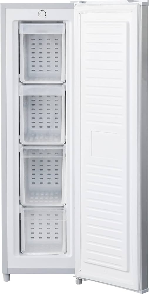 Amazon.co.jp: [山善] 冷凍庫 70L 右開き YF-SU70(S) シルバー