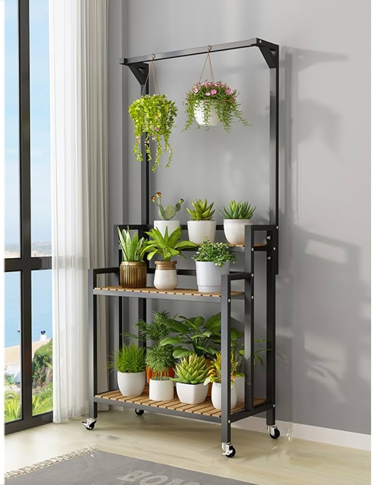 Amazon.co.jp: [GZGZ] フラワースタンド ガーデンラック 園芸ラック