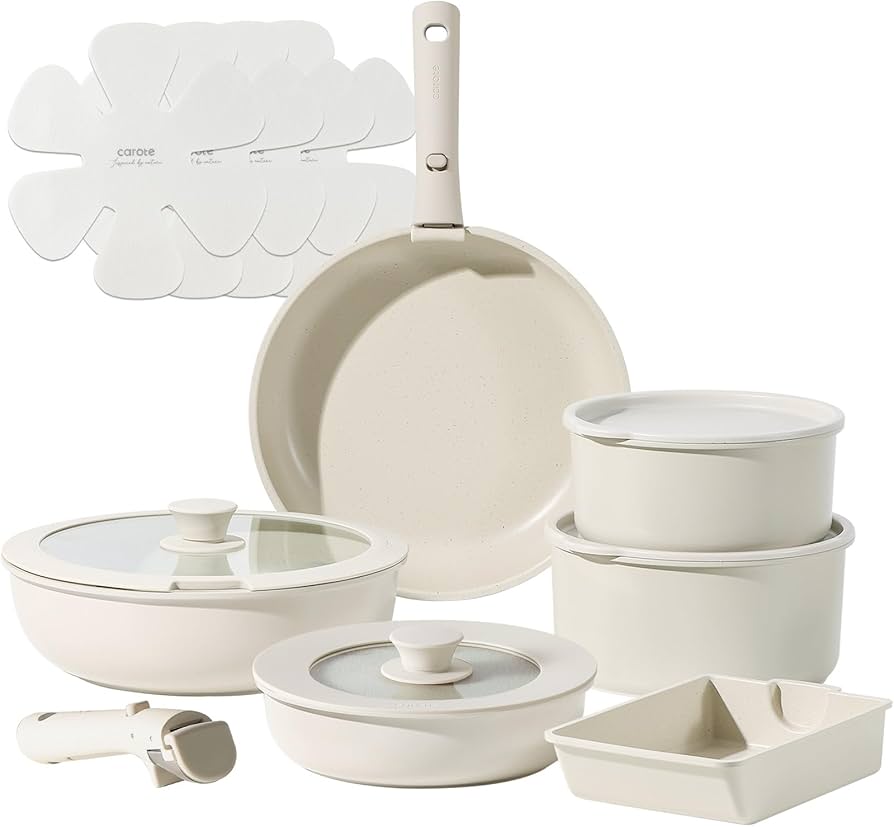 Amazon.co.jp: CAROTE カローテ フライパン セット 16点 IH対応 ガス火