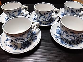 Amazon.co.jp: Blue Danube ブルーダニューブ カップ＆ソーサー 5客