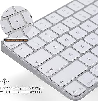 CaseBuy Capa de teclado para teclado Apple Magic 2024 com Touch ID