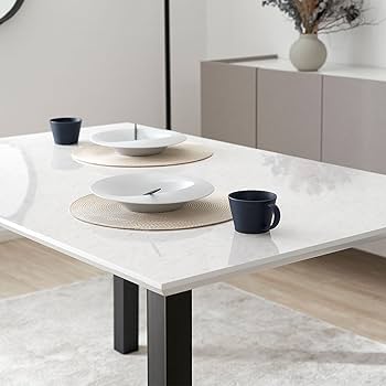 Amazon｜LOWYA ロウヤ ダイニングテーブル 幅140cm モダン おしゃれ