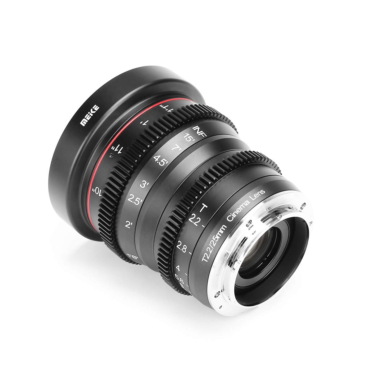 Amazon | Meike 25 mm T2.2マニュアルフォーカスシネマレンズ | ビデオ