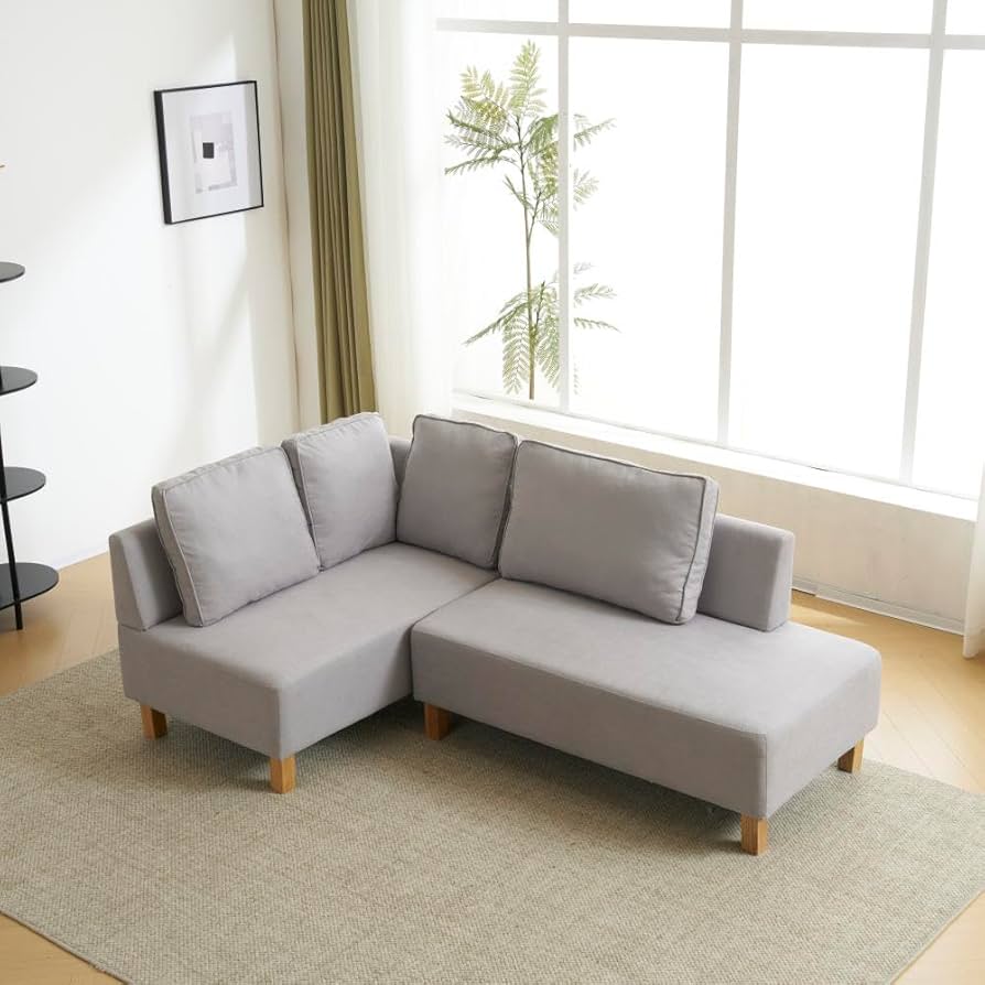 Amazon｜カウチソファ コーナーソファ リビングソファー 洗えるカバー