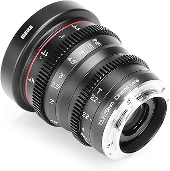 Amazon.co.jp: Meike(メイケ) 25mm T2.2 シネマレンズ Fuji X 富士