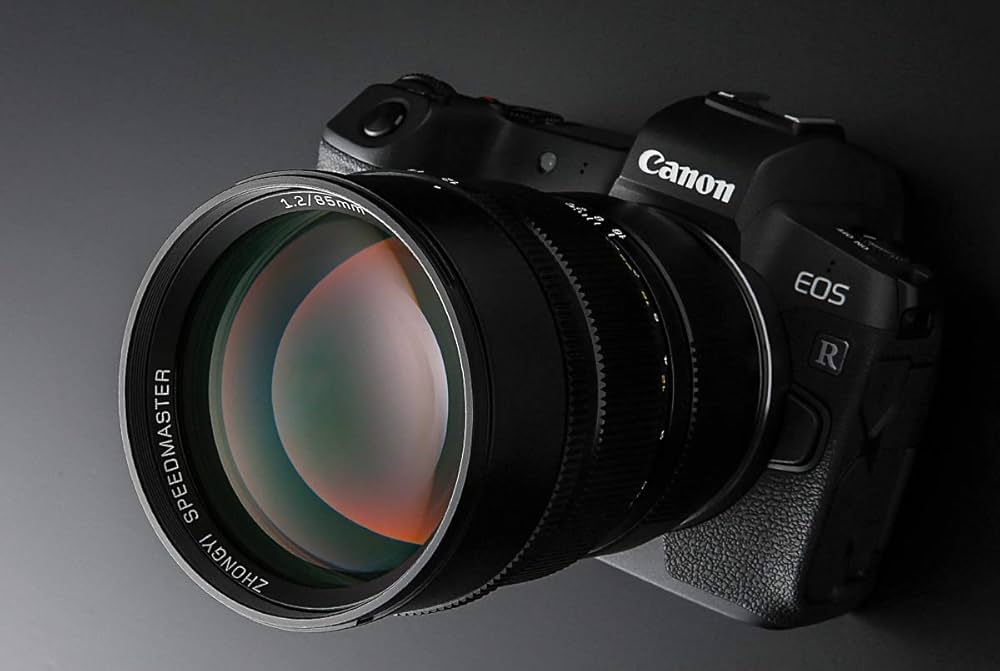 Amazon.co.jp: 中一光学 SPEEDMASTER 85mm F1.2 RFマウント EOS-R