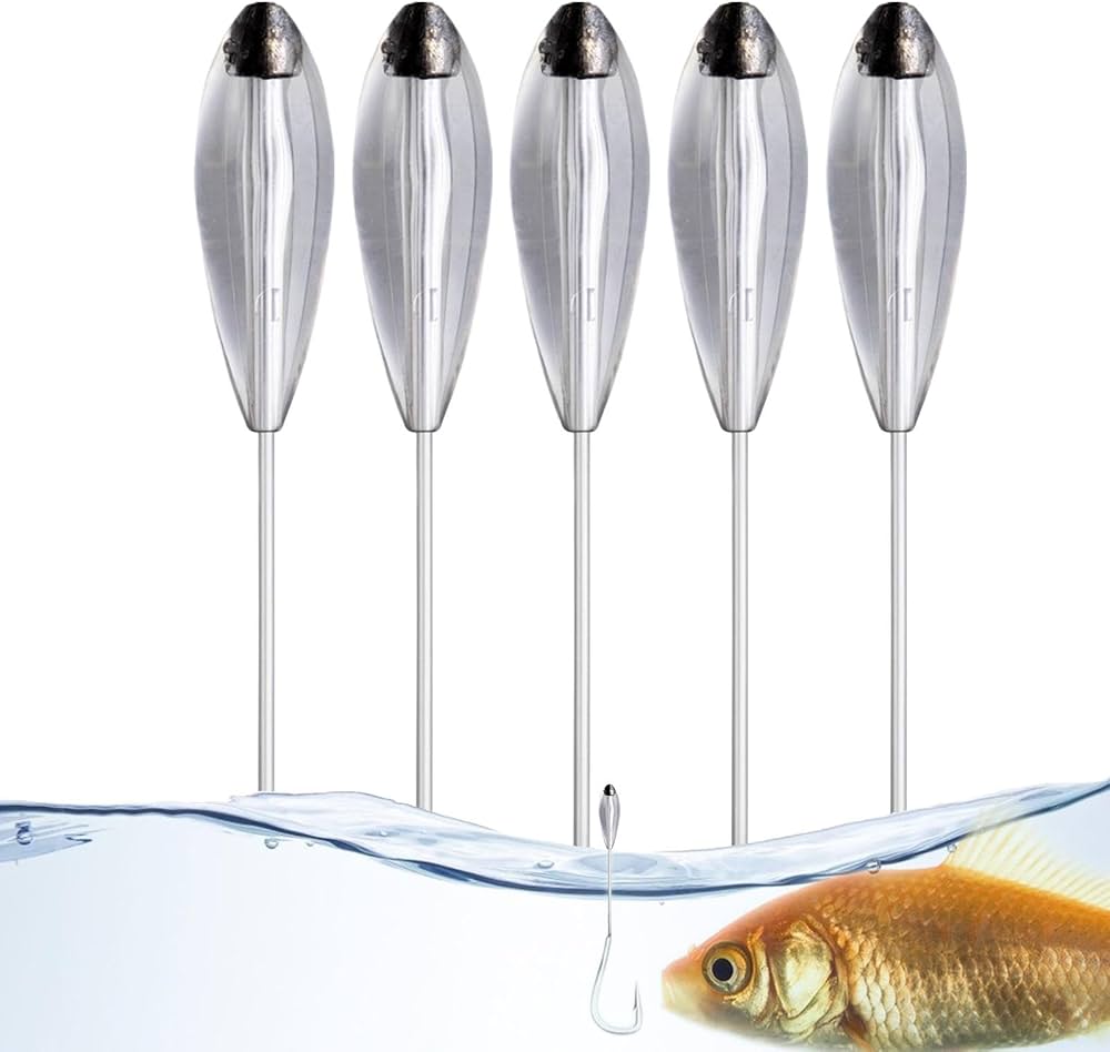 Amazon | スローシンキングフィッシュウキ,釣りウキ - ビスタ5 個の 鉛