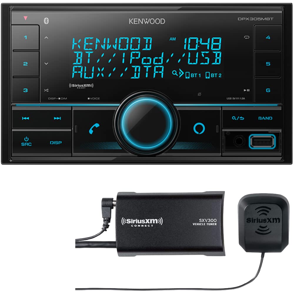 Amazon.com: KENWOOD DPX305MBT Double DIN in-Dash Digital Media