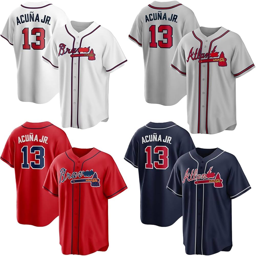 3点セット】MLB アトランタブレーブス アクーニャjr ユニフォーム