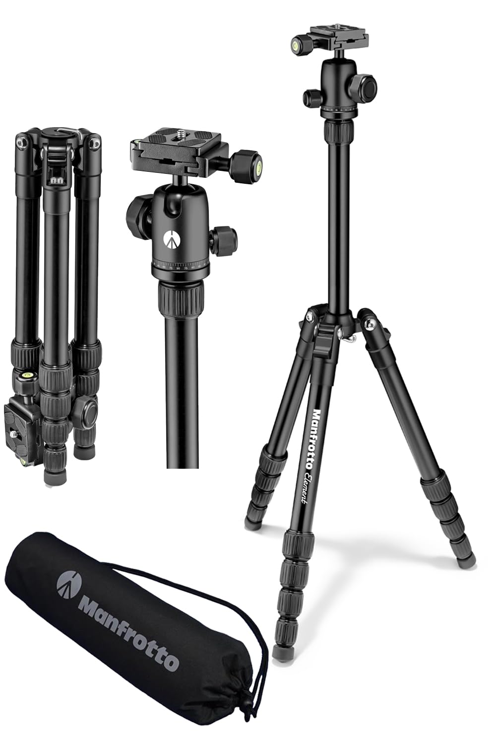 Amazon | マンフロット(Manfrotto) Elementトラベル三脚 スモール